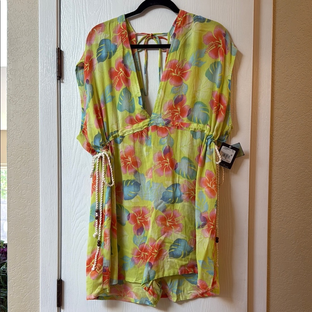 NWT O’Neill Isadora Romper- floral Medium